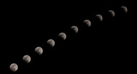 My composite of the Eclipse on Wed.© Garrie Russell
