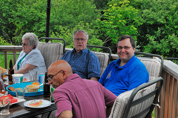 BEV, KEN, JAY AND RAVI WHO LOOKS LIKE HE WANTS TO LEAVE ALREADY