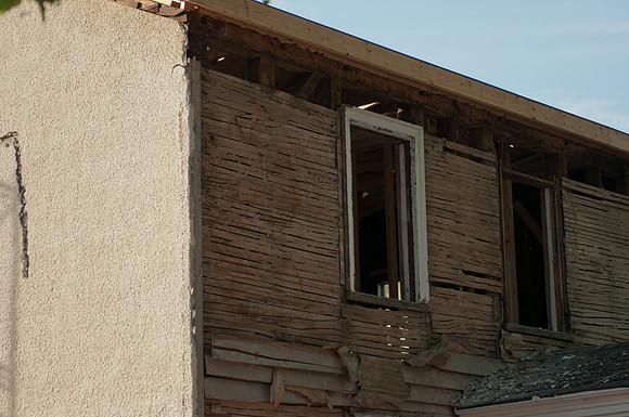 This is the the house before the work was finished